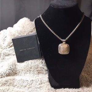 David Yurman Albion Pendant, markings 925 sterling silver, 1.55 TCW.